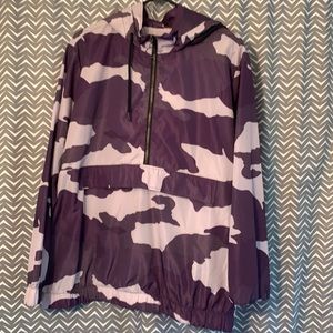 Purple Camo Quarter Zip